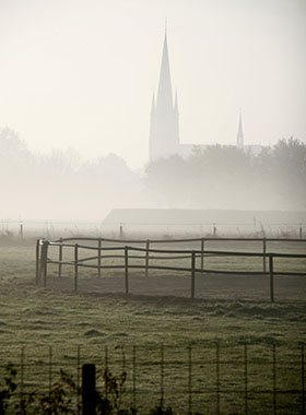 Foto genomen op de Wilhelminahoeve